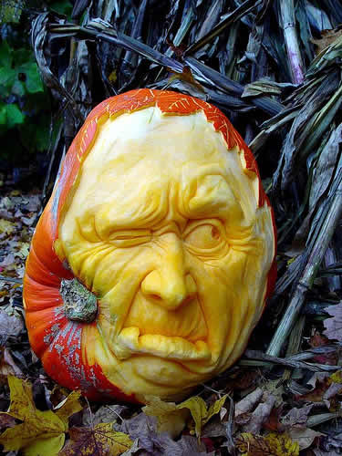 scary pumpkin idea